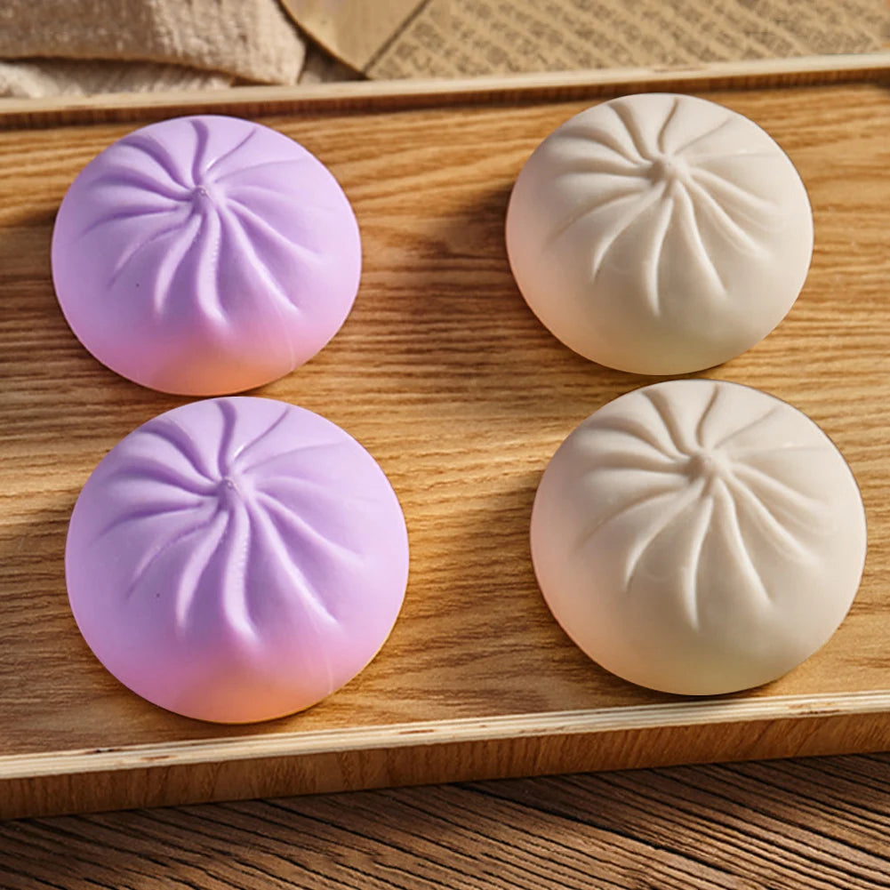 Steamed Bao Bun Squishy Slow-Rise Squeeze Toy | Fidget Fun