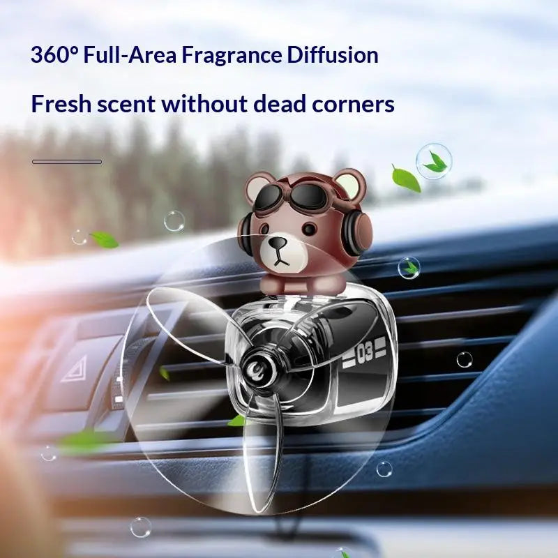 Car Vent Clip Air Outlet Aromatherapy Airplane Rotatable Cartoon Glasses Dog Interior Perfume Diffuser Cologne Oasis Select