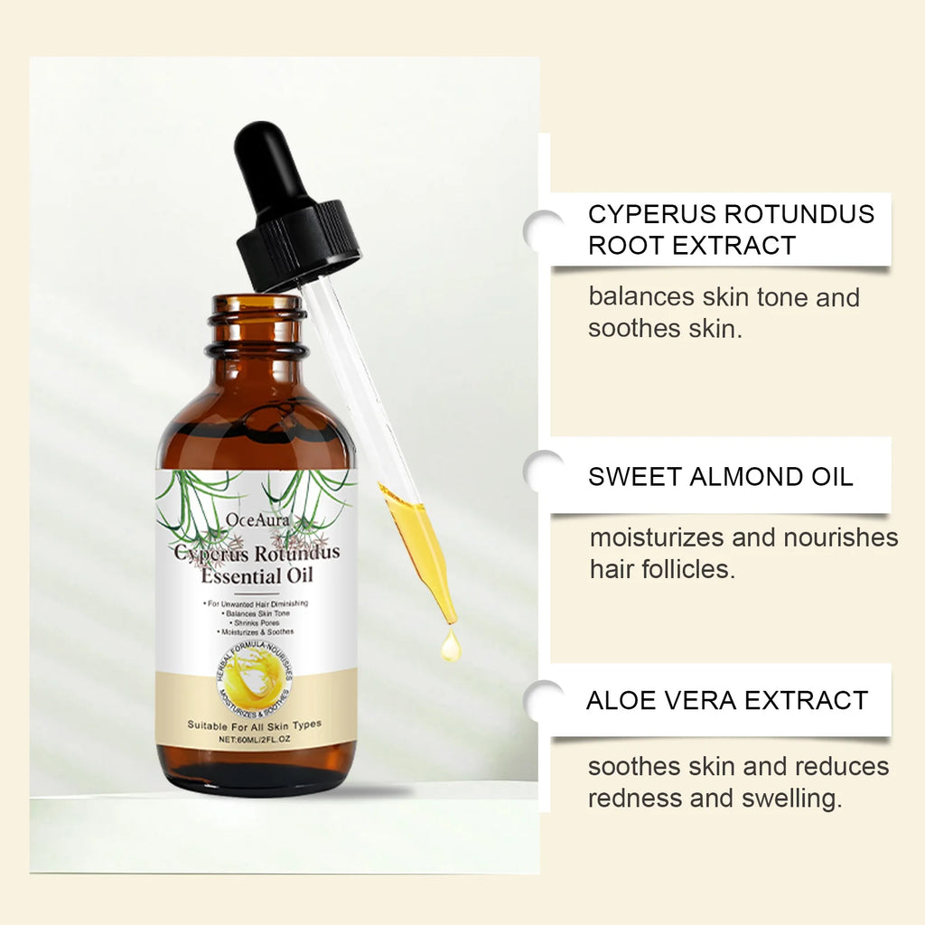 Herbal hair removal care oil Gentle hair cleansing smooth skin refreshing and gentle hair removal oil Oasis Select