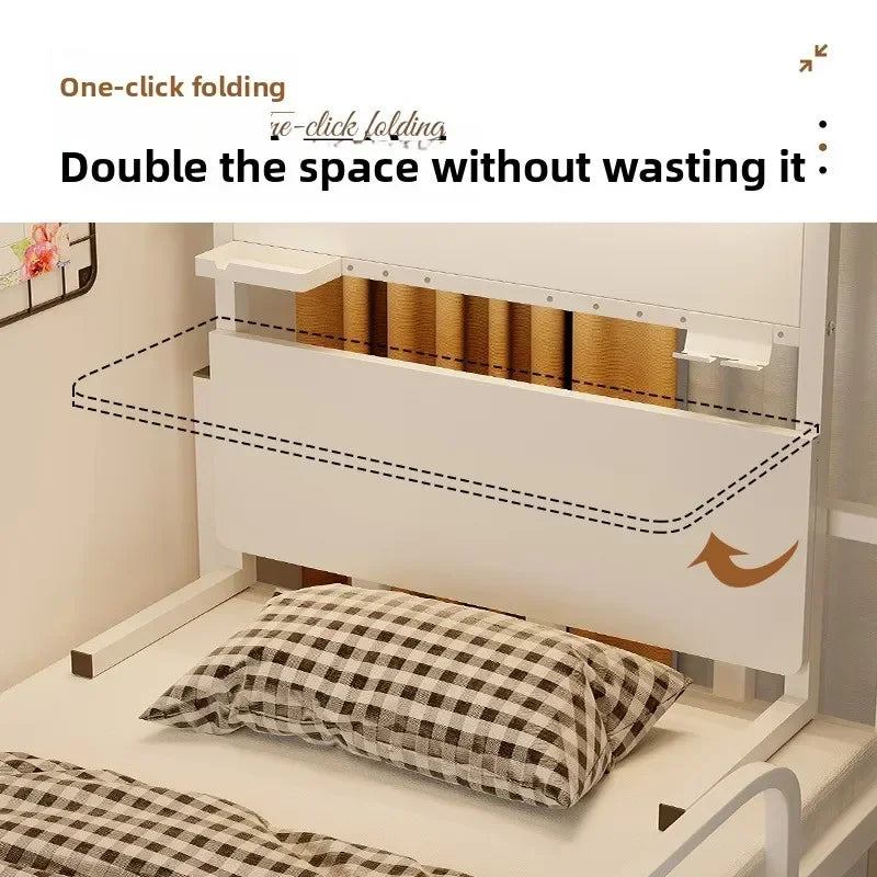 Household GoodsComputer Desk Dormitory Bed Table Folding Desk Upper And Lower Bunk Can Store Fixed E-sports Table Oasis Select