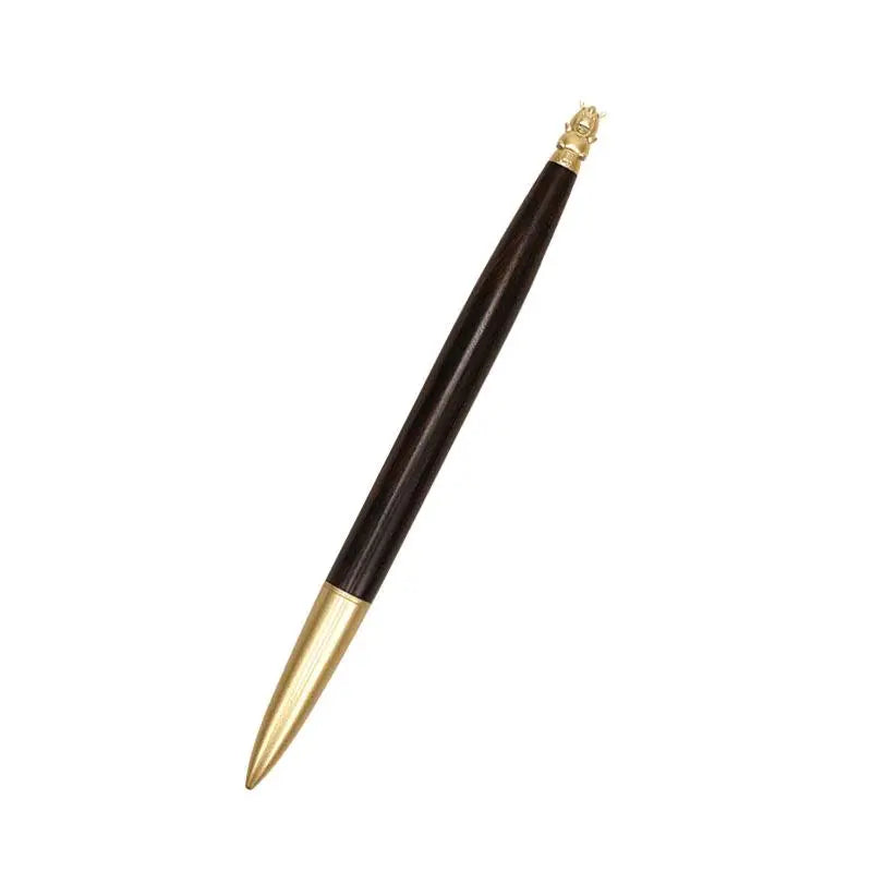 Zodiac Wooden Retractable Roller Ball Pens Smooth Writing Signature Executive Business Ball Point Vintage Gift Pen Oasis Select A19 China Mainland