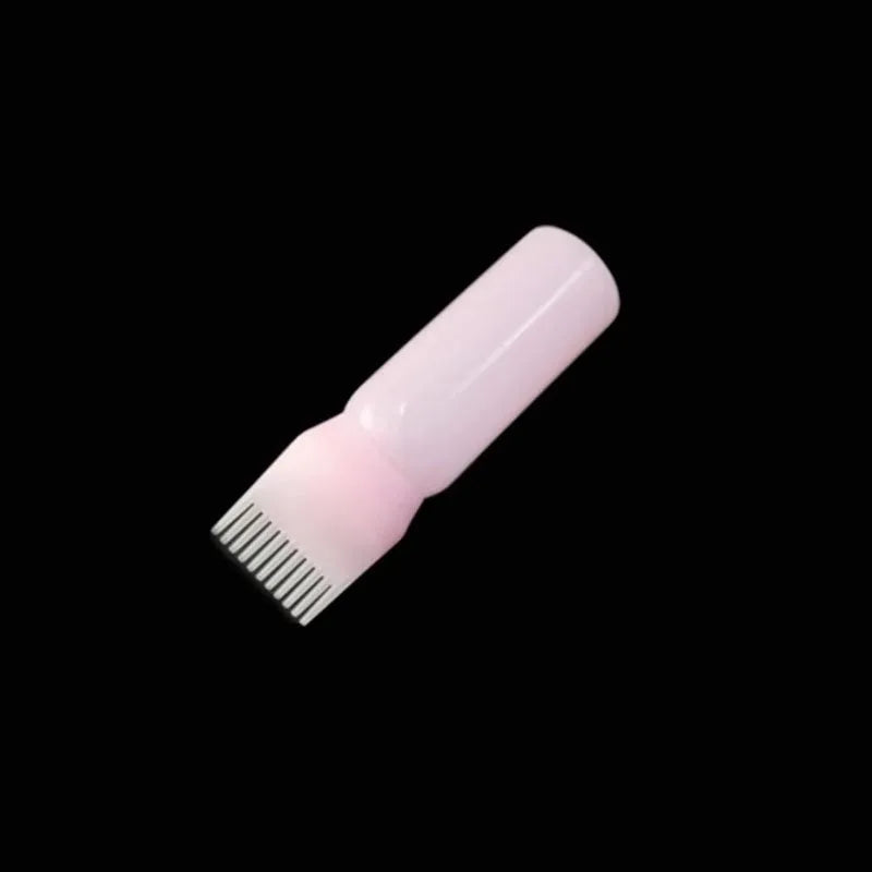 1/2/4pcs Hair Dye Refillable Bottle Comb Professional Salon Hair Oil Applicator Bottles Plastic Dispensing Hairdressing Styling Oasis Select 1pcs pink