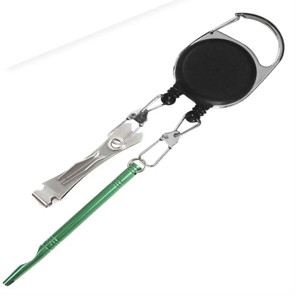 Creative Double Headed Retractable Keychain Badge Reels Keyring Easy To Pull Buckle Unique 60CM ID Card Holder Keychain Oasis Select