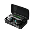 New F9 Bluetooth Headphones 9D Stereo High Bass Sport Earphones Handfree Touch Control Tws Wireless Earbuds Headset Oasis Select black