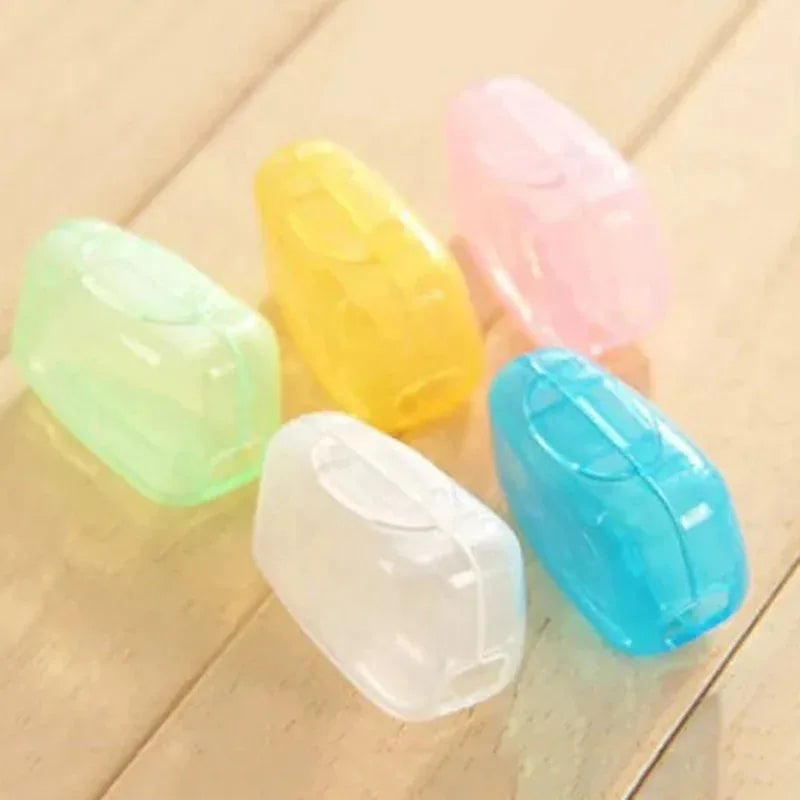 5/10/20/30pcs Household Toothbrush Storage Clip Portable Travel Toothbrush Dust Protective Cap Storage Box Toothbrush Head Case Oasis Select