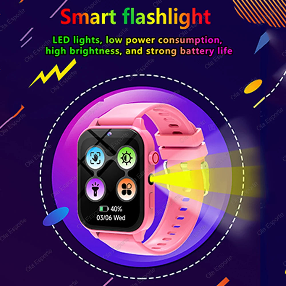 Kids Smart Watch 1.83" HD | 18 Games, Camera & Sleep Monitor