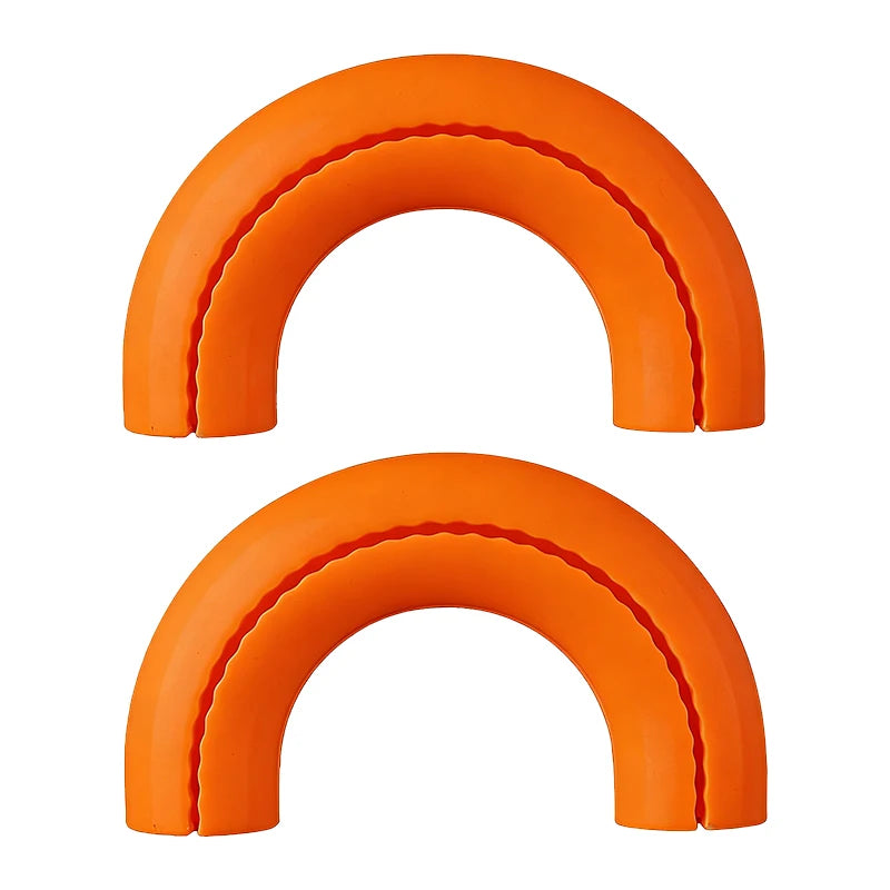 1 Pair Cars Exterior Accessories D-Ring Towing Hook Sleeve For F150 2004-2024 Red D Ring Towing Hook Sleeve Oasis Select Orange