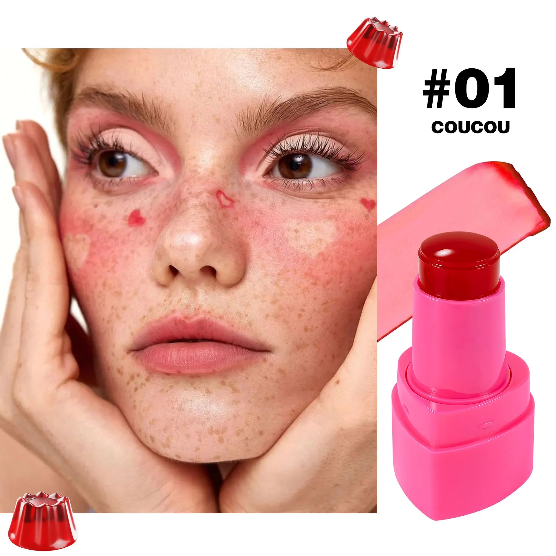 Handaiyan Jelly Blush Stick – 2-in-1 Lip & Cheek Tint