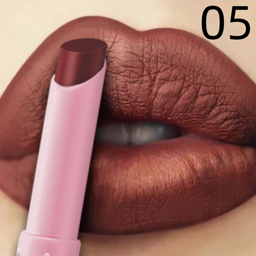 KAFURUX 15-Color Velvet Matte Lipstick – Long-Lasting Lip Tint