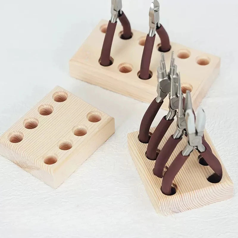 Wooden Organizer for Pliers And Wire Cutters Gift-worthy Craft Lovers Storage for Home Garden Oasis Select