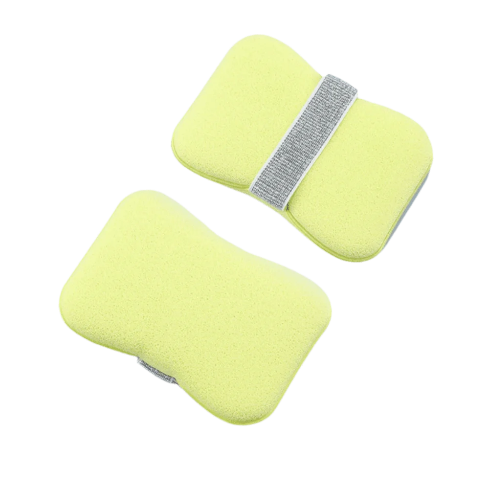 1Pc New Soaps Saver Soap Foaming Net Bath Foaming Exfoliating Bathing Bubble Maker Sponge Thickened Soap Bag Cleaning Tool Oasis Select Yellow