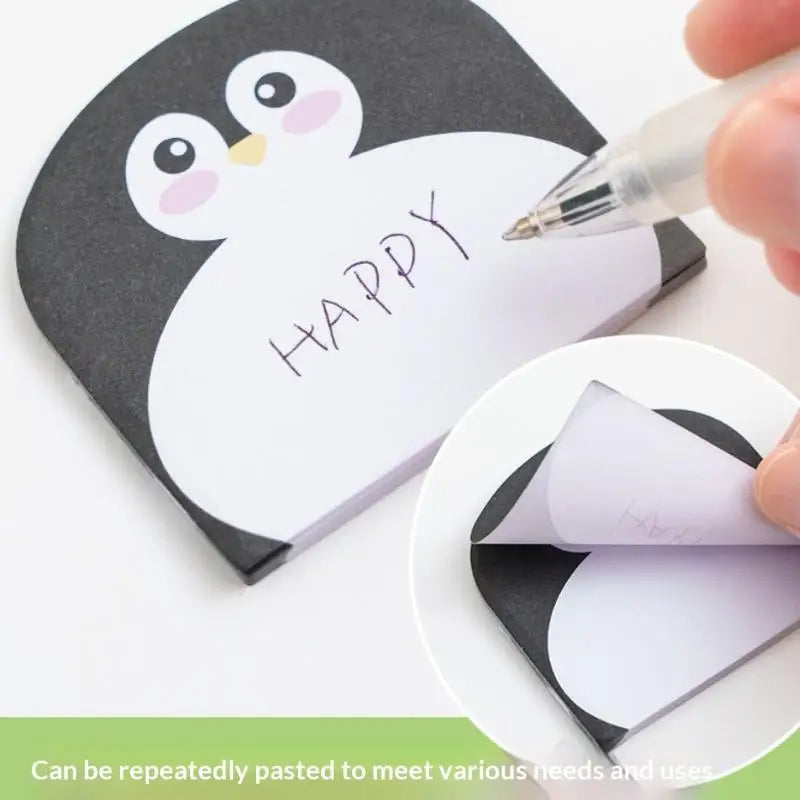 240/960 Sheets Large Capacity Adhesive Animal Shaped Memo Pads Cartoon Cute And Interesting Animal Shaped Sticky Notes Oasis Select