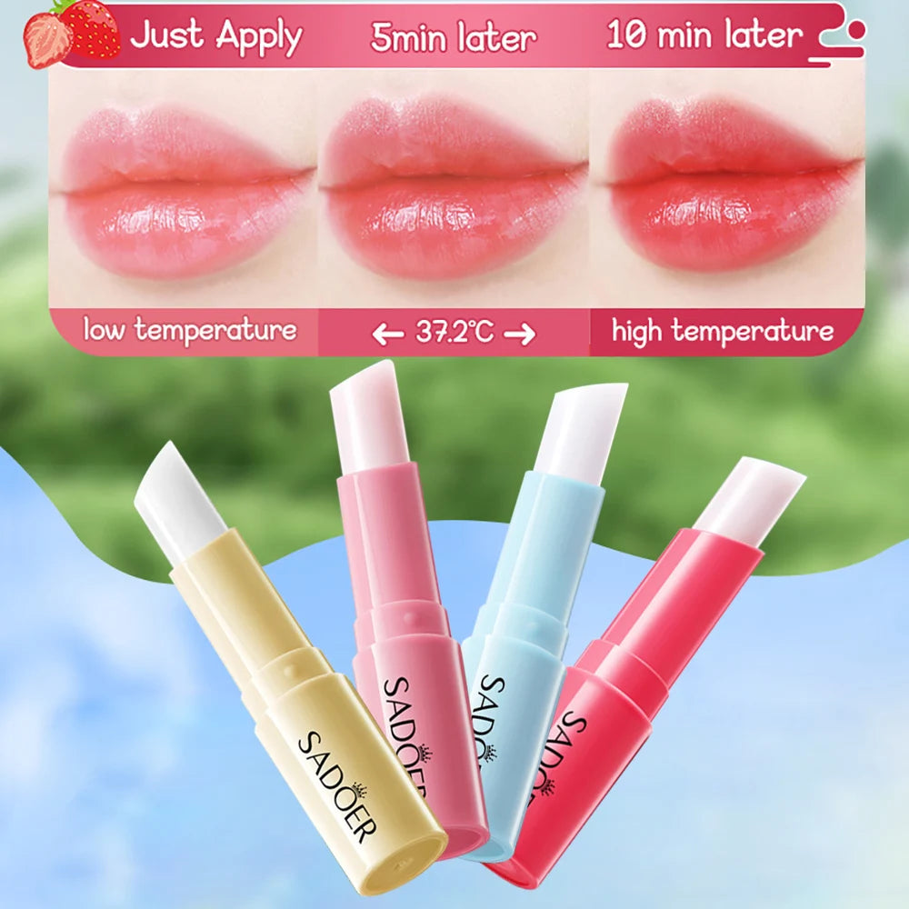 Color Changing Fruit Lip Balm – Heart Core Moisturizing Color Changing Lip Balm Oasis Select