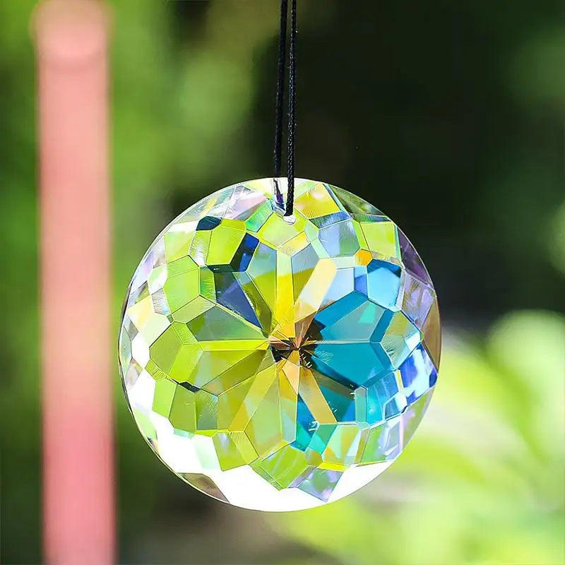 1/2/5PCS 30mm Clear Crystal Glass Prism Hanging Rainbow Maker Suncatcher Home Decoration Oasis Select