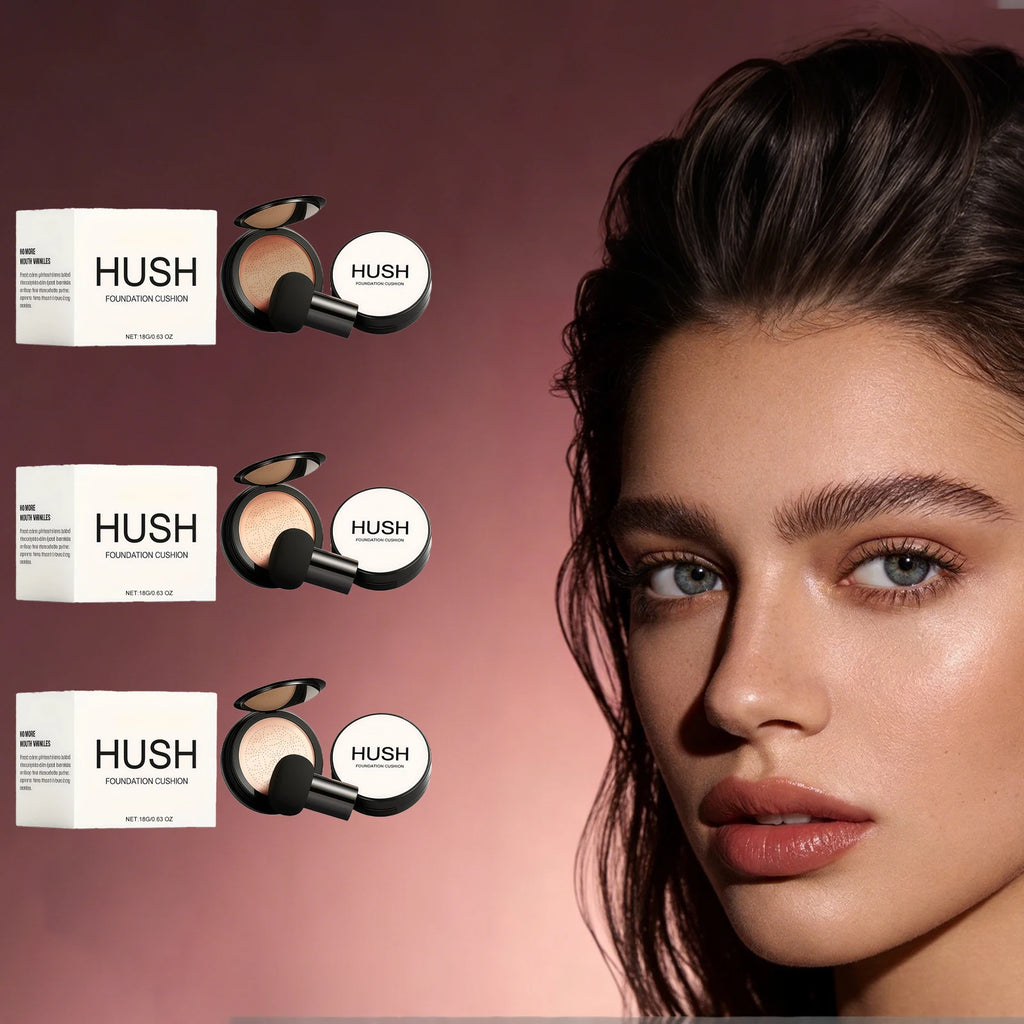 Cushion Foundation Natural Color Cover Skin Blemish Daily Beauty Non Clog Pore Non Caking Nude Makeup Effect Concealer Cushions Oasis Select
