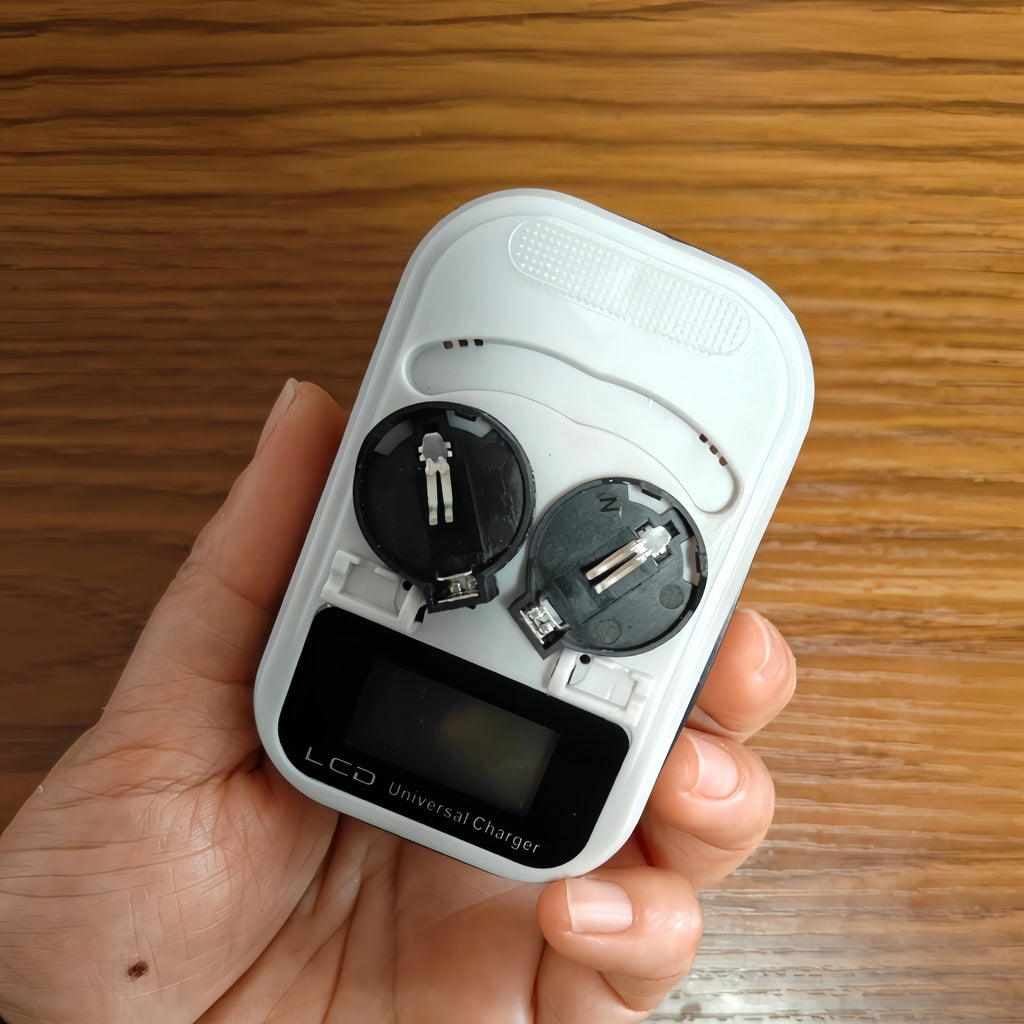 Button battery charger, rechargeable LIR2032 LIR2025 LIR2016, replacing CR2032 CR2025 CR2016 disposable battery，portable charger Oasis Select