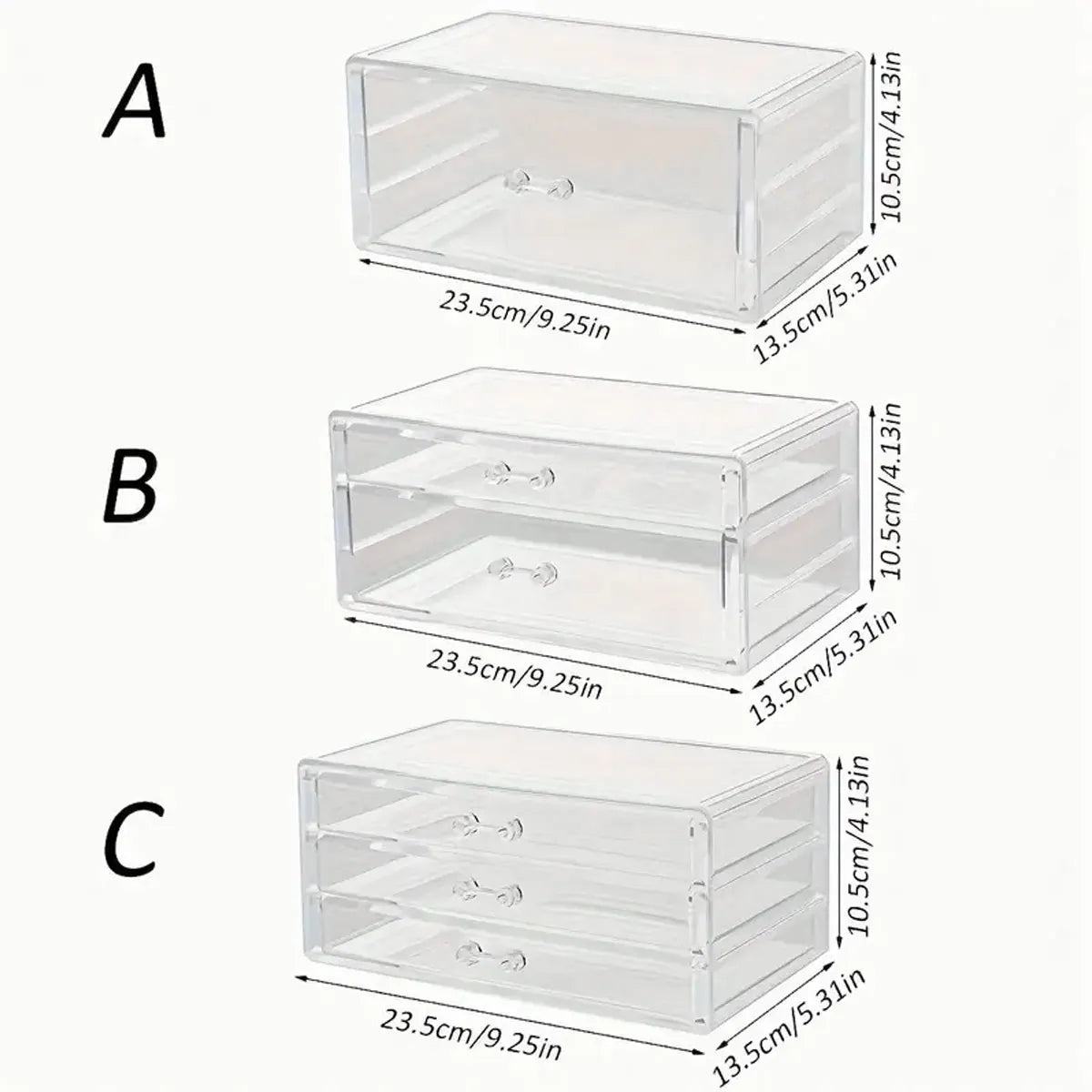 1pc,Nail polish storage box, nail polish display box, transparent multi-layer storage rack, cosmetics, lipstick, jewelry storage Oasis Select