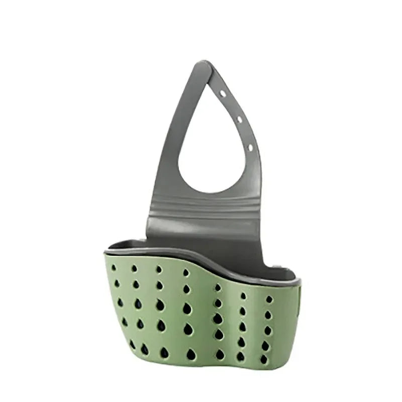 Adjustable Sink Drain Basket – Sponge & Soap Organiser Rack Sink Drain Basket Oasis Select green 1pc