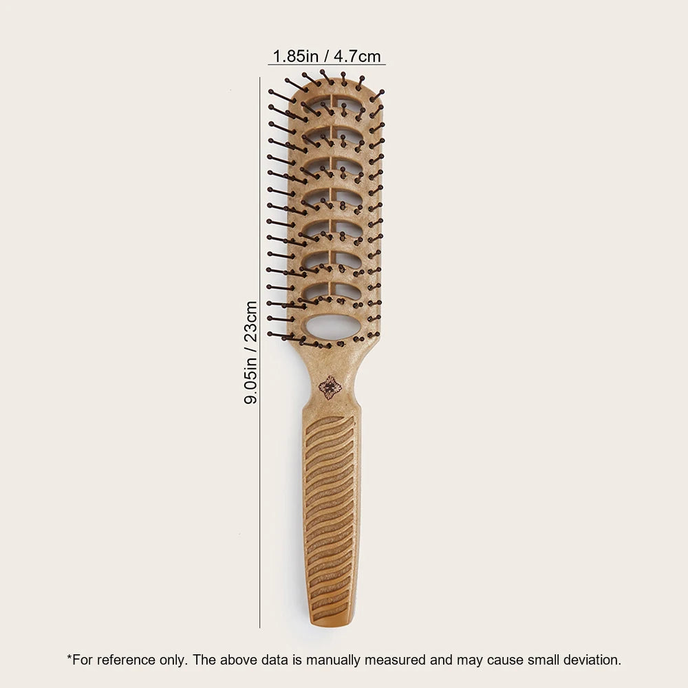 Wooden Wide-Tooth Hair Comb | Scalp Massage & Styling Brush Hair Comb & Brush Oasis Select wood1