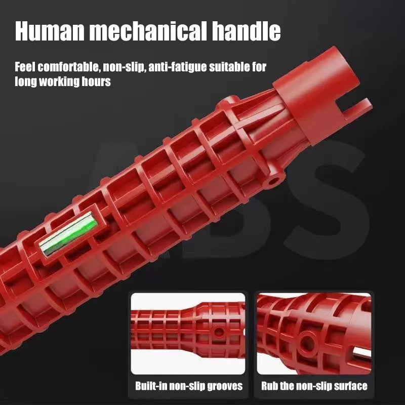 Sink bathroom wrench plumbing installation tool household water pipe faucet angle valve sink maintenance disassembly wrench Oasis Select