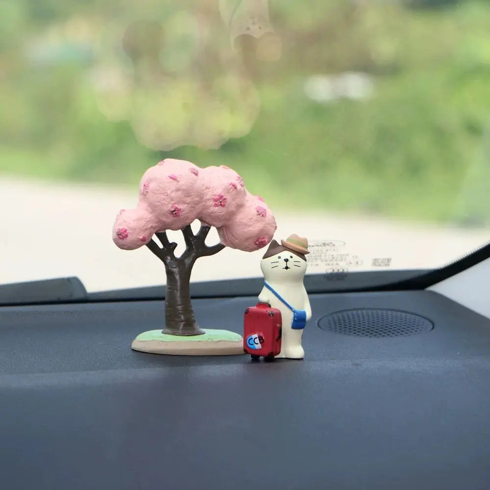 A Travel-loving Cat Desktop Globe A Small Office Decoration A Birthday Stress-relieving Gift Oasis Select Two 1 3.6cmX3cmX8.3cm