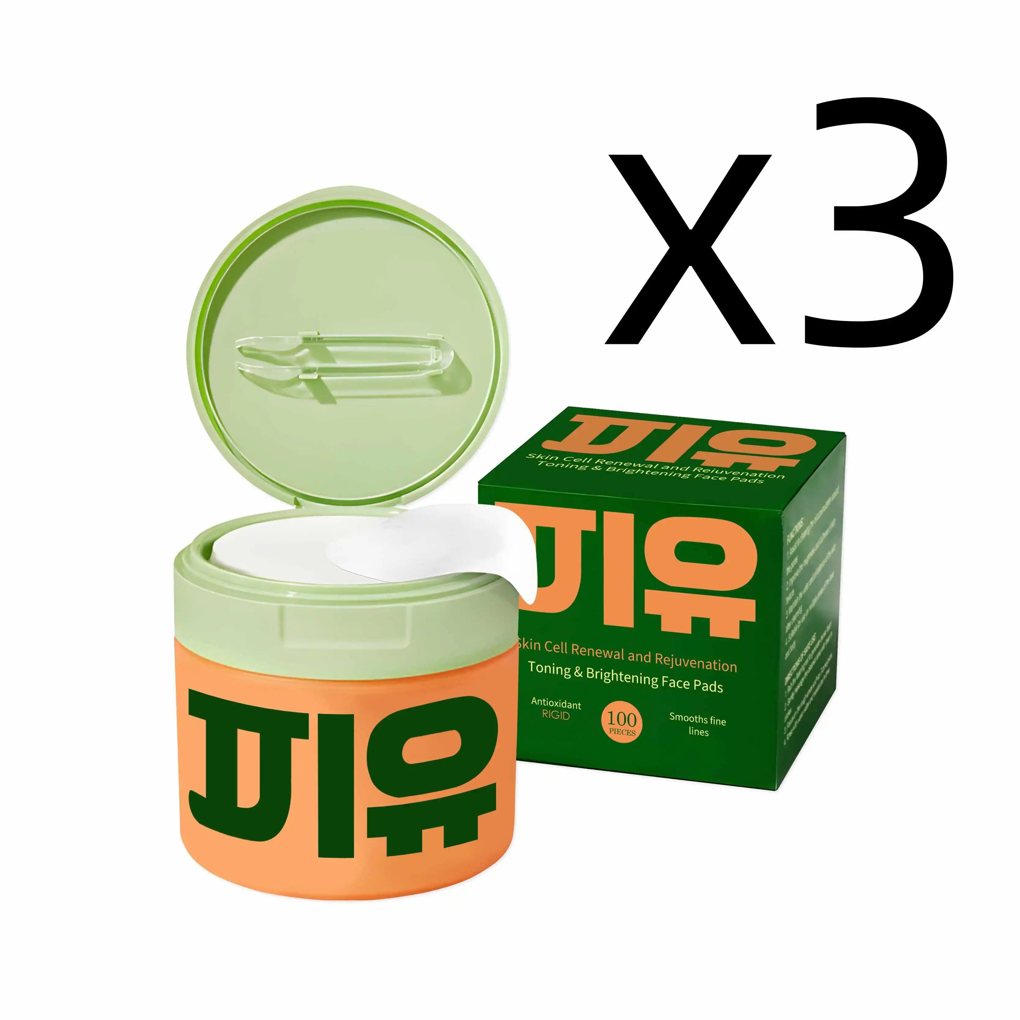 Centella Moisturizing Pads Deep Cleaning Improve Dullness Softening Keratin Brighten Enhance Skin Elasticity Facial Care Pads Oasis Select 3x100PCS 100PCS