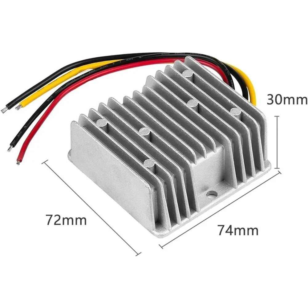 DC 24V Step Up to 48V 5A 240W Converter Booster Waterproof Voltage Regulator for Golf Cart Club Car LED Strip Light Oasis Select