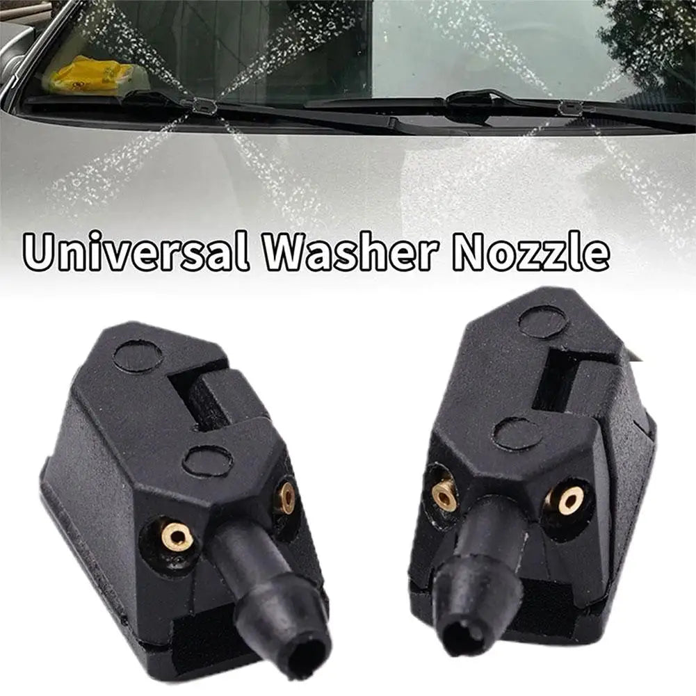 Universal Car Windscreen Washer Wiper Blade Water Spray Jets Nozzles Mounted Onto 8mm 9mm Arm Adjusted 4 Way Upgrade Oasis Select