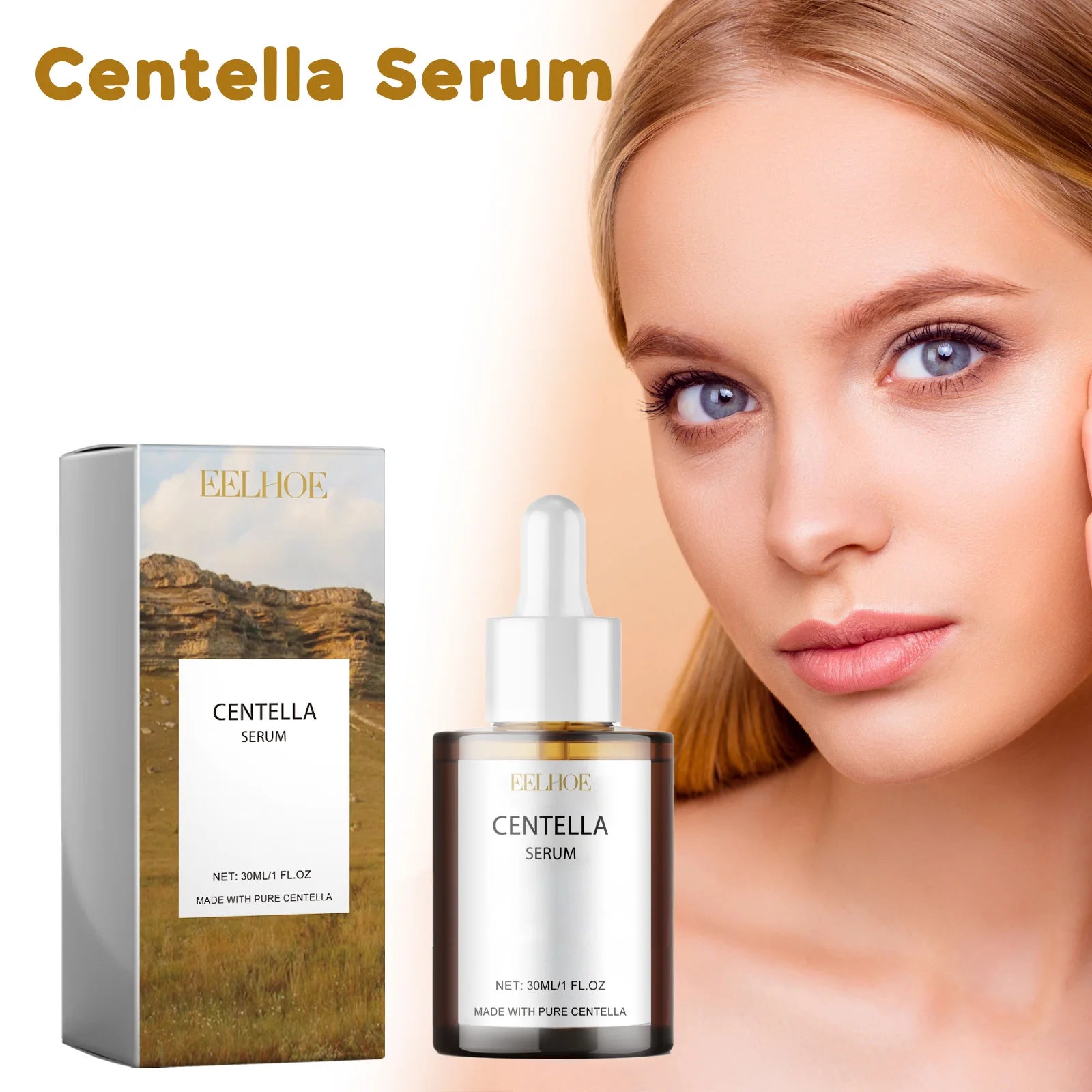 Eelhoe Centella Asiatica Skincare Set – Cleanse, Moisturize & Brighten