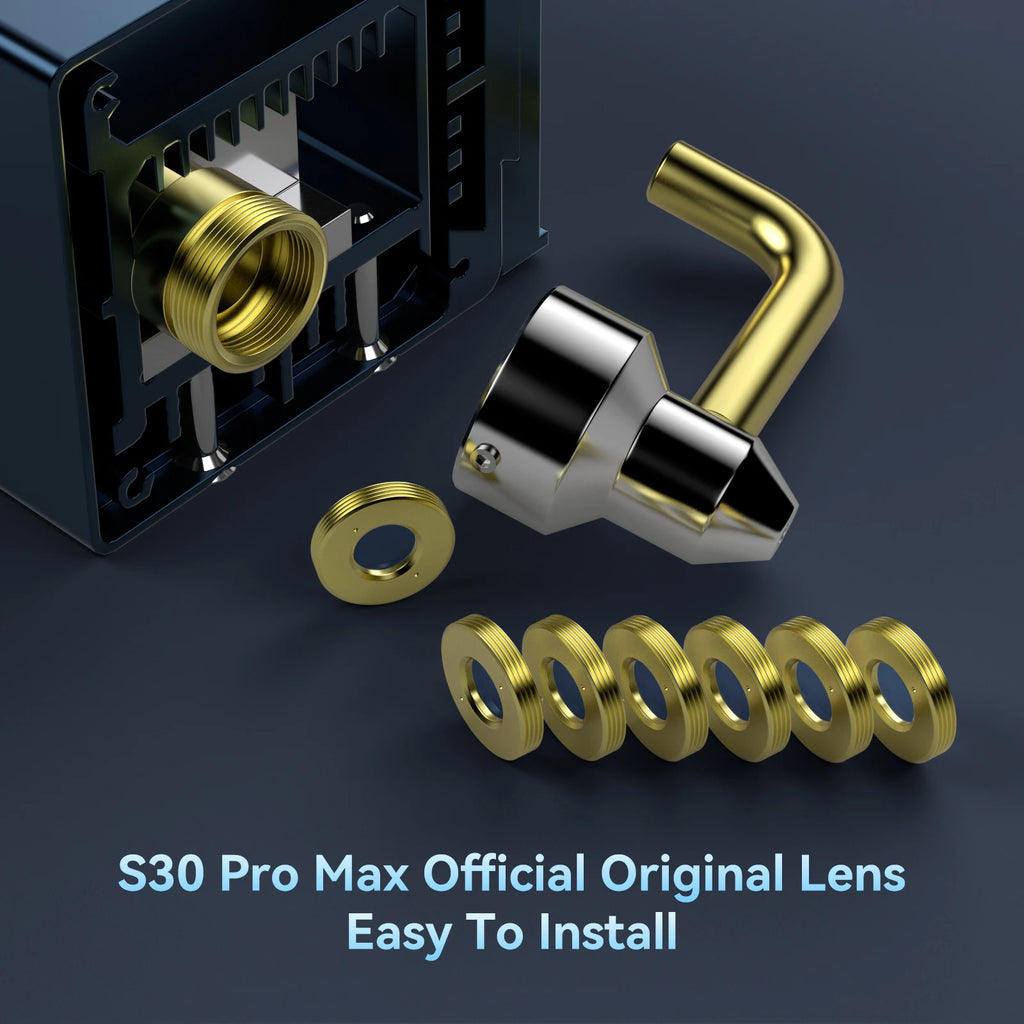 Original SCULPFUN S30 Pro Max Laser Len 6PCS Suitable for Laser Module Ultra-22W / Ultra-33W Standard Lens Reinforced Surface Oasis Select