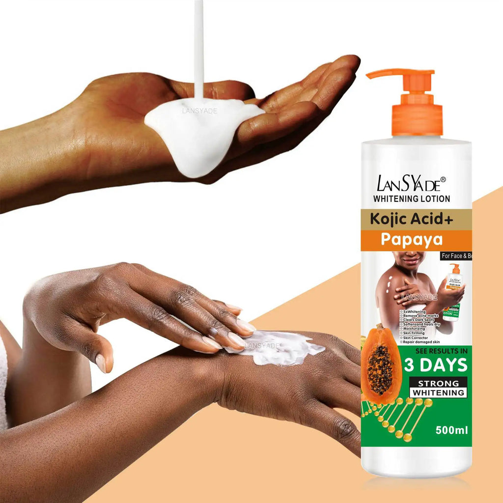 500ml Papaya Body Lotion – Moisturizing & Smoothing Skin Cream Body Lotion Cream Oasis Select