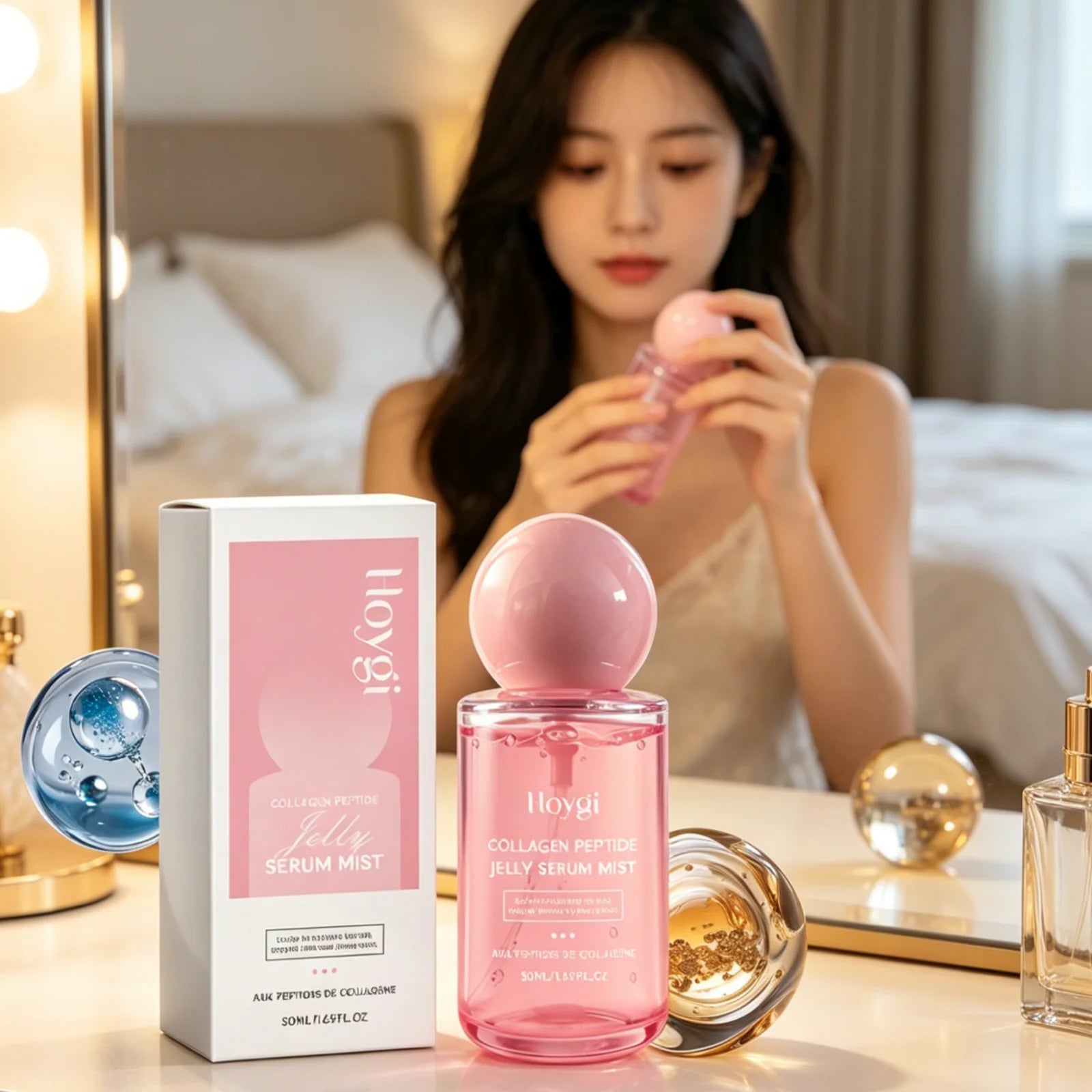 Hoygi Collagen Face Serum Mist – Hydrating Firming Spray Face Serum Mist Oasis Select