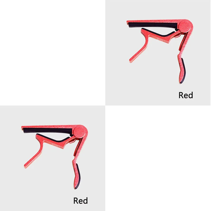 1/2/3pcs Guitar Capo For 6 String Acoustic Classic Electric Guitar Alloy Metal Universal Multifunction Capo Guitar Accessories Oasis Select Red 2pcs