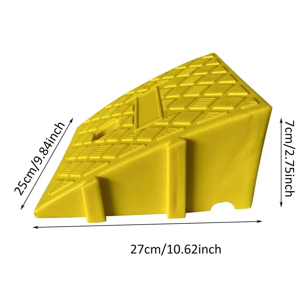 Driveway Curb Ramps for Cars Heavy Duty PVC Ramps for Driveway Lightweight Threshold Ramp for Driveway Loading Dock Sidewalk Oasis Select Yellow