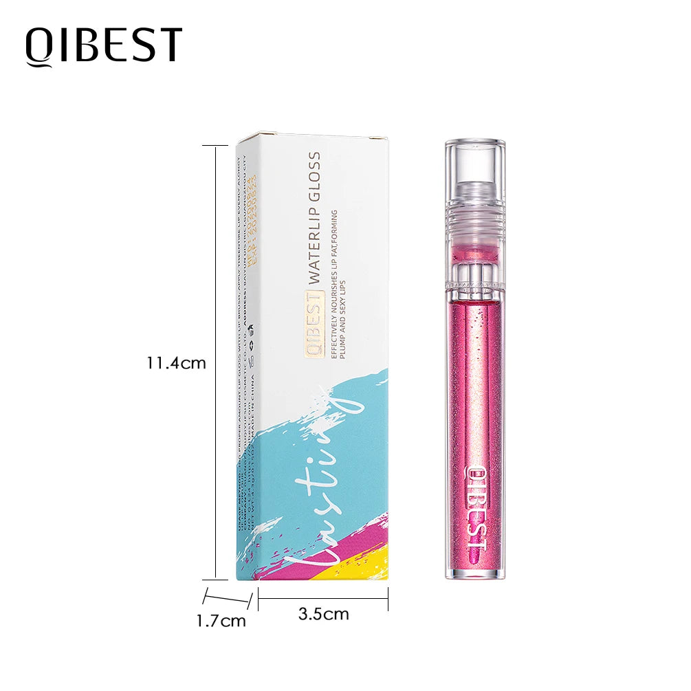 QIBEST Plumping Lip Gloss – Hydrating Long-Lasting Tint