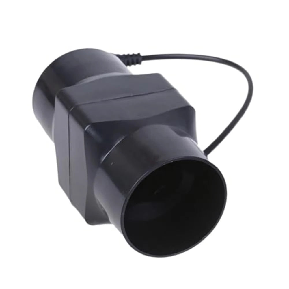 12V 6W Inline Duct Fan 50mm – Quiet Mini Exhaust Ventilation Fan Inline Duct Fan Oasis Select Black