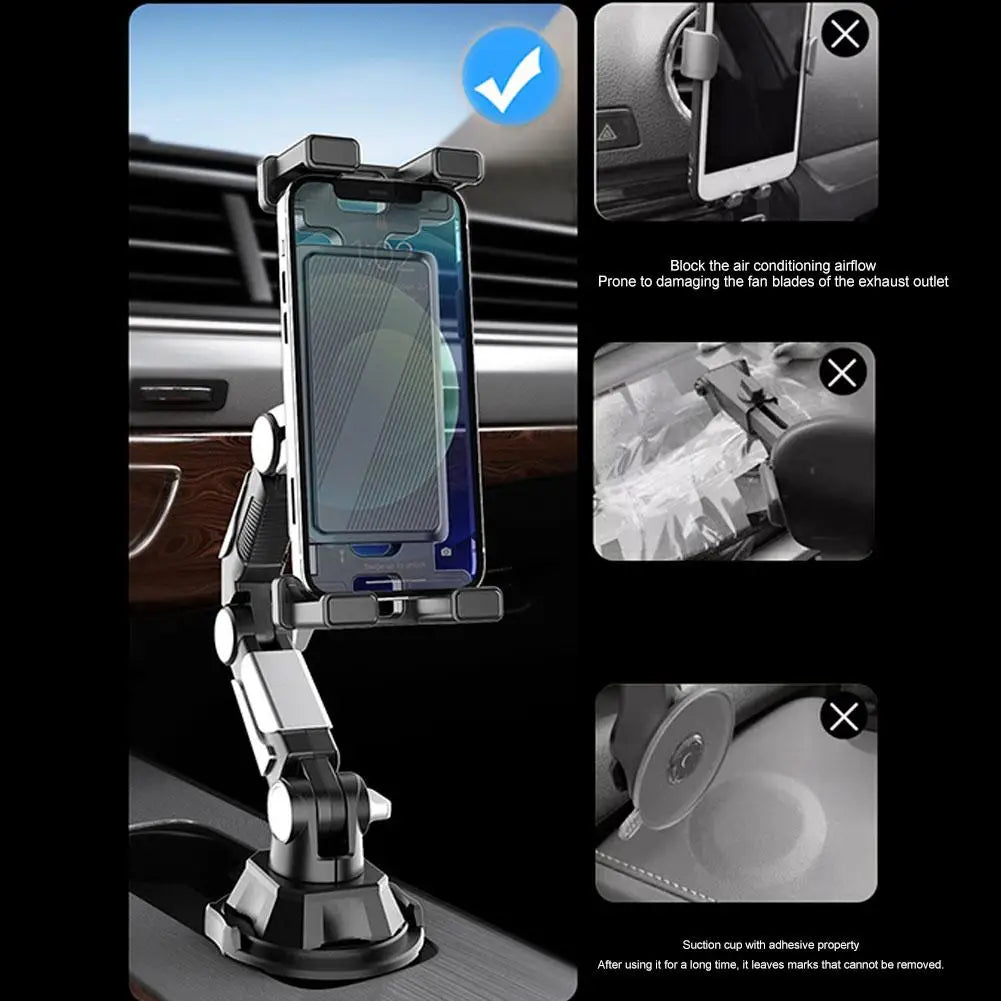 Universal 360° Car Mount for Phones & Tablets 4–12.9 Inch Car Phone Mount Oasis Select