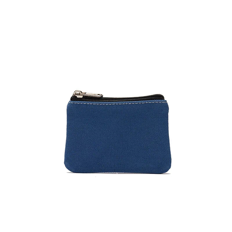 DIY Plain Canvas Cotton Bag Pure Zipper Coin Key Bag Money Pocket Women Men Hand-held Coin Purse Small Wallet Kid Oasis Select