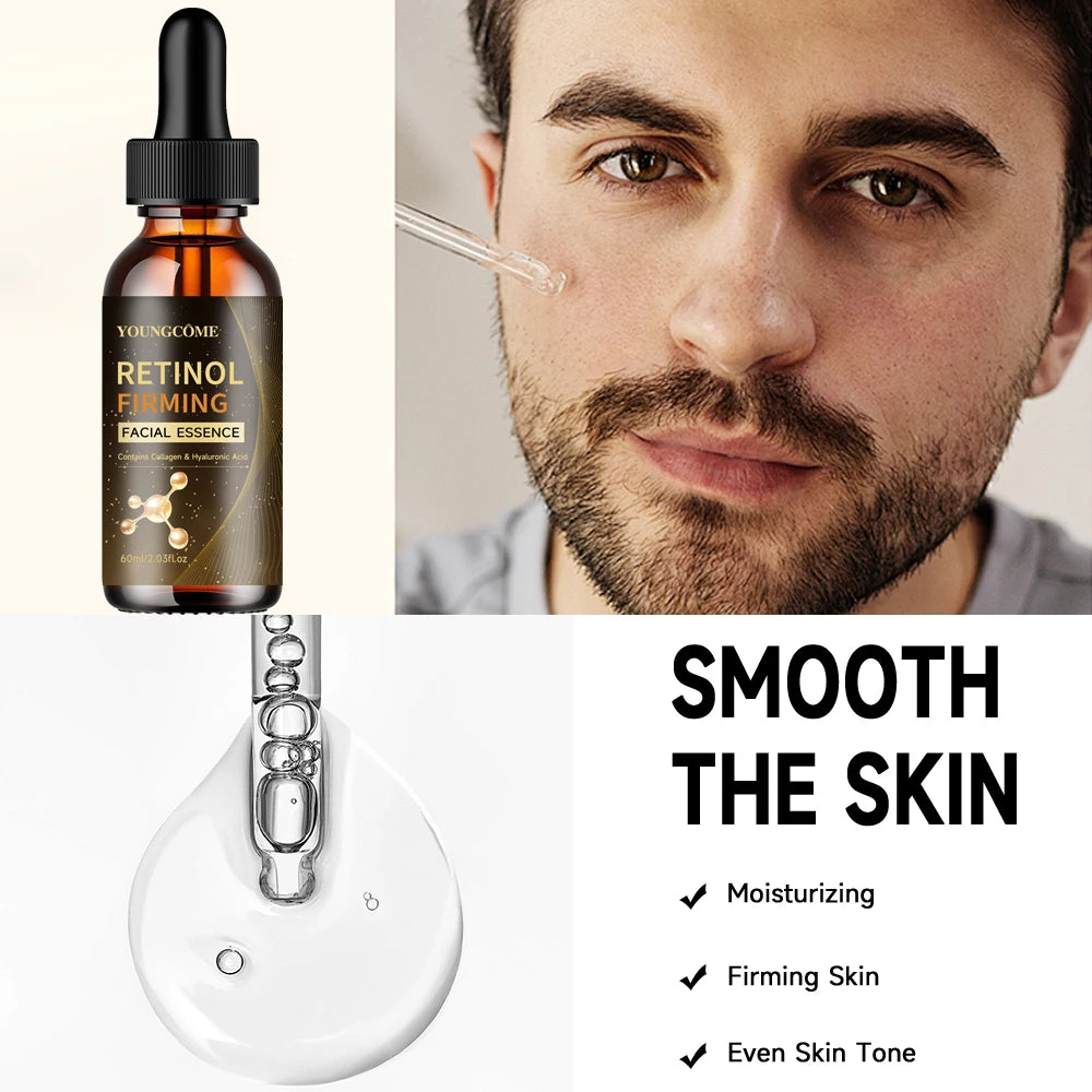 Retinol & Hyaluronic Acid Anti-Aging Facial Serum for Men