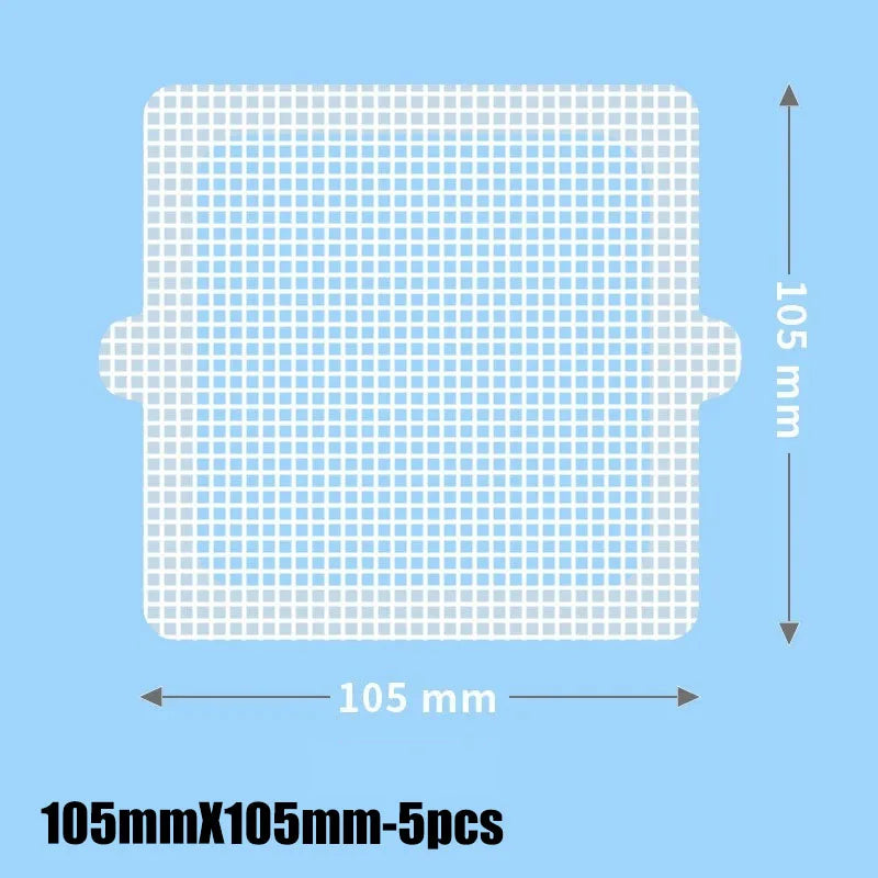 Hair filter shower drain grid insect prevention autohesion shower for bathroom items trap accessories sink bathtub fixture home Oasis Select 105mmX105mm-5pcs