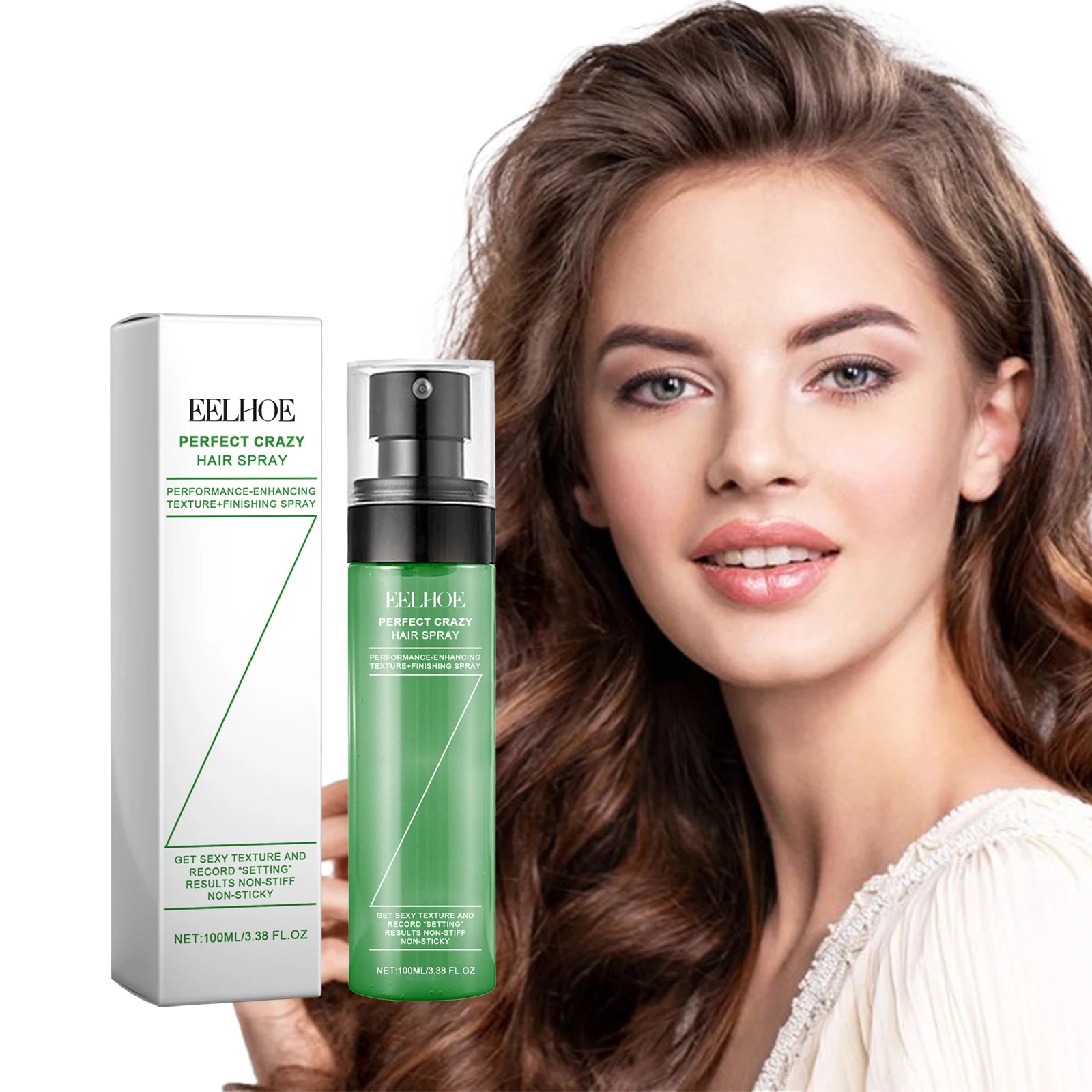 Eelhoe Hair Fluffy Styling Spray Hair Fluffy Lazy Degreasing Refreshing Durable Styling Deeply Nourish Hair Wash Free Spray Oasis Select