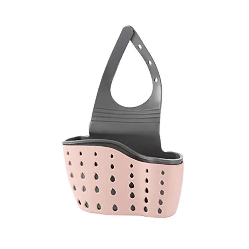 Adjustable Sink Drain Basket – Sponge & Soap Organiser Rack Sink Drain Basket Oasis Select pink 1pc
