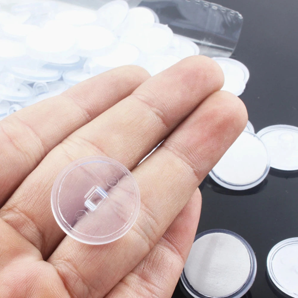 Transparent Self-Adhesive Ceiling Hooks | Silicone Disc 10–50 Pack