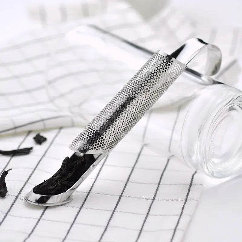 Stainless Steel Tea Infuser Wand | Loose Leaf & Coffee Strainer