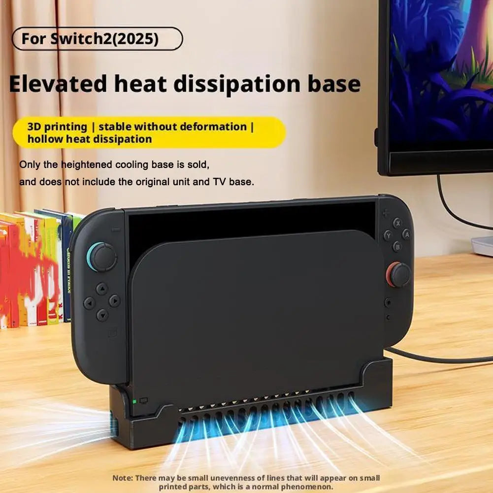 Nintendo Switch 2 Cooling Base Stand – 3D Printed Ventilation