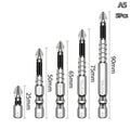 K5 Strong Magnetic Screwdriver High Hardness Bits Set Anti-Slip S2 Standard Non-slip Cross Head Electric Screwdriver Set Oasis Select A5