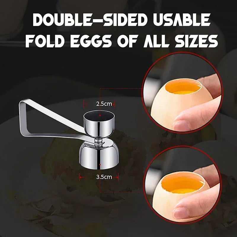 304 Stainless Steel Double-Head Egg Shell Opener Scissors