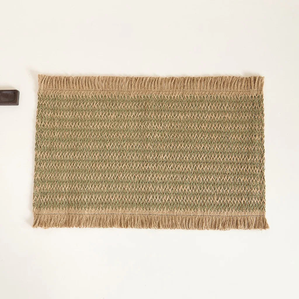Woven Linen Placemat – Heat Insulating Dining Table Mat