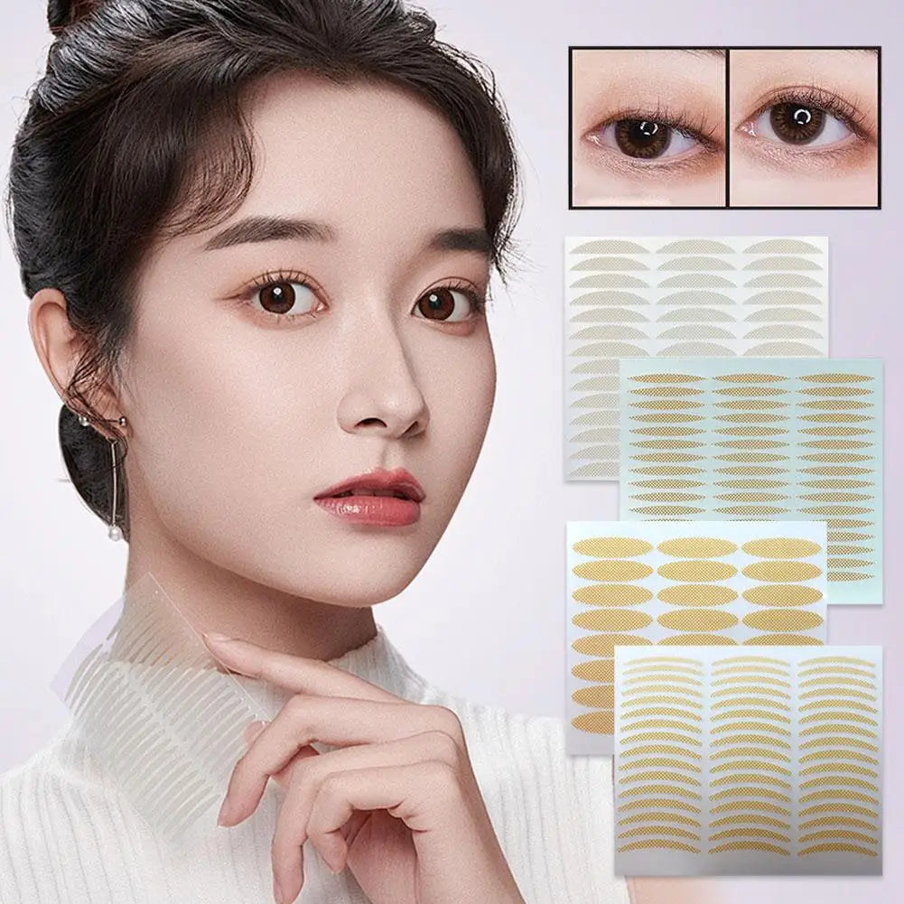 Lace Second Generation Double Eyelid Tape Mesh Comes Eye Tape With Invisible Flesh-colored Olive With Sticky 48 Brown W3A9 Oasis Select
