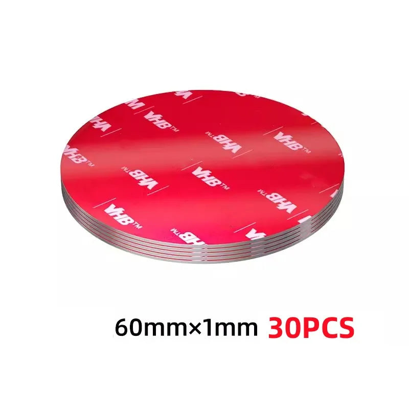 5-30PCS Strong Double Sided Adhesive Foam Pad Wall Mounting Tape Two Sides Heat-resistant Home Appliance Car Accessories Oasis Select Round 60mm